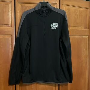 Black and Grey Under Armour XL Final Four Quarter Zip